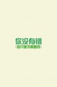文字简约清新皮肤