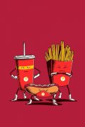 动漫可爱的食物皮肤