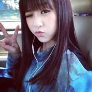 QQ头像唯美女生大眼睛黑长发,心里深藏一个你