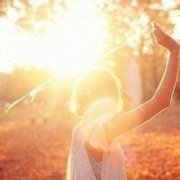 唯美图片头像黄昏 背影