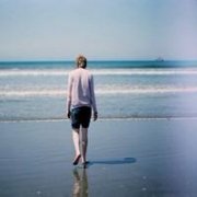 男生头像背影大海