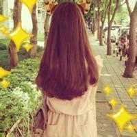 卷长发女生背影头像