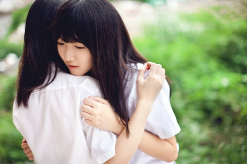 姐妹花的岁月清晰素材