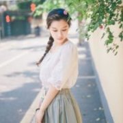 唯美女生头像田园风