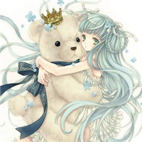 唯美可爱的女生萌系头像