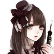 卡通头像撅嘴的女孩