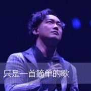 qq陈奕迅带字头像