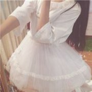 美女清新半身头像
