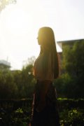 文艺清新气质女生皮肤