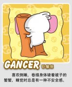 星座睡姿盘点图