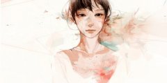 最新唯美彩绘女生图片