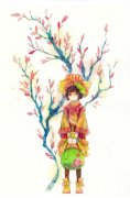 唯美简约的动漫qq皮肤