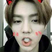 可爱萌萌的鹿晗qq头像