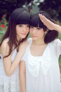 清新学院风闺蜜写真图片