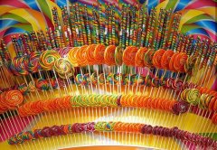 各色的棒棒糖素材图片