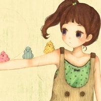 萌萌动漫女生头像