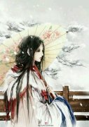 唯美的古代女子图片