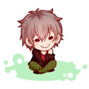亲吻卡通情侣头像一左一右 不会忘记你