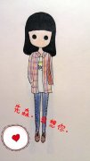 可爱的卡通情侣皮肤