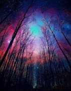 星空唯美的简约皮肤