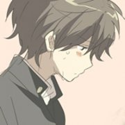 情侣卡通人物头像 一男一女 生命有你足矣