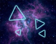 星空三角简约皮肤