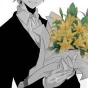 二次元西装卡通头像