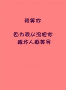 简约的红底文字皮肤