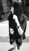 文字个性的女生图片