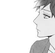 动漫男生个性黑白图片