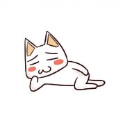 懒懒的喵星人可爱头像