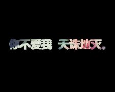 唯美简约的花体字图片