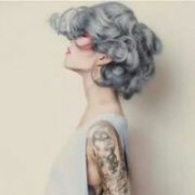 欧美意境的女生头像