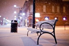 白雪飞舞的唯美图片