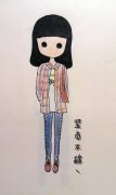 情侣卡通的简约皮肤