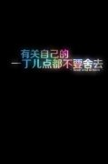 独特的文字个性皮肤