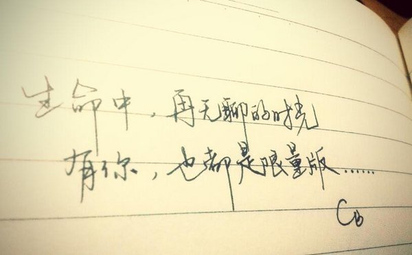 漂亮的手写文字图片