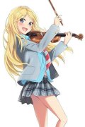 制服少女可爱的动漫图片