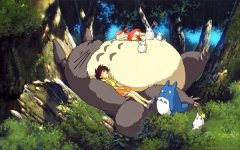 龙猫温馨的动漫图片