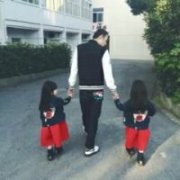 爸爸和小孩的可爱头像