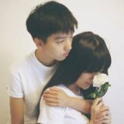 甜蜜的清新情侣头像