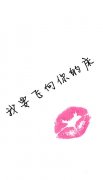 情侣带字的简约皮肤