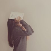 非主流遮脸女生头像-今生无悔和你在一起