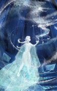 唯美的冰雪女王动漫图片