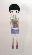 简单个性插画皮肤