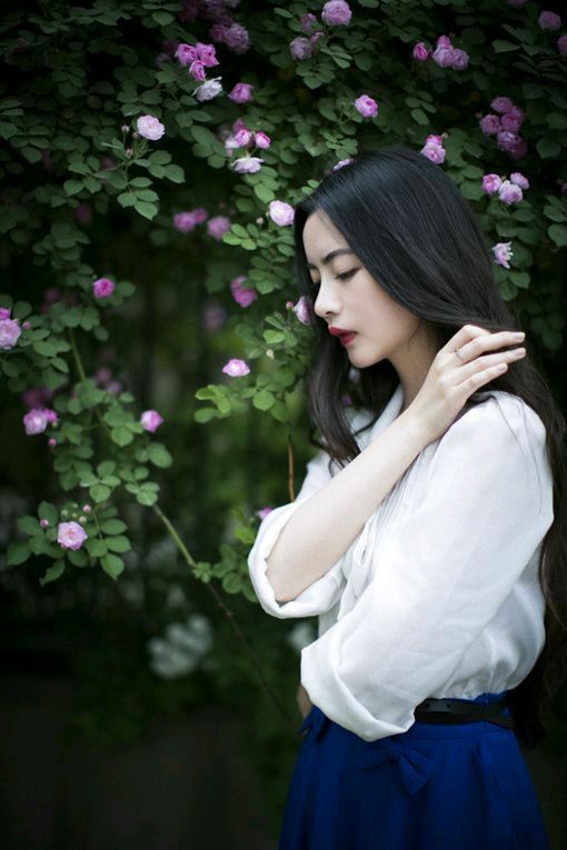 唯美的气质女生皮肤