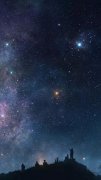 唯美星空意境图片