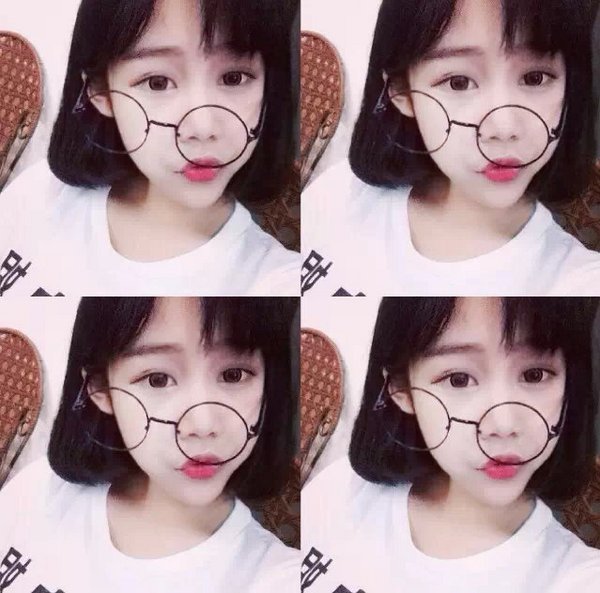 四宫格女生可爱皮肤