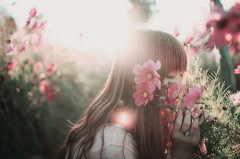 小清新美女背影图片