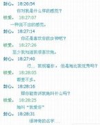 聊天简约的文字截图